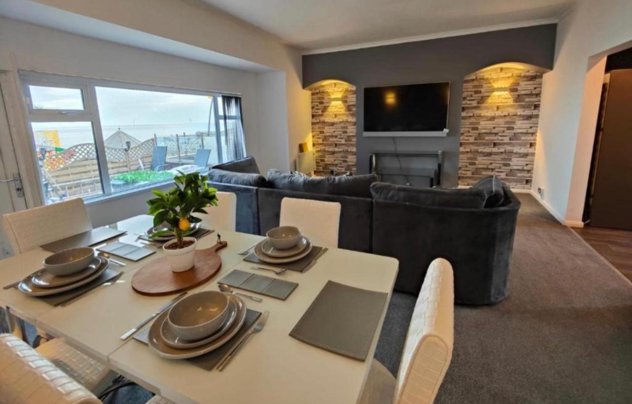 Sea View Apartment Large Balcony Whirlpool Bath 2 Bedrooms Sky Glass Tv Bridlington Eksteriør billede